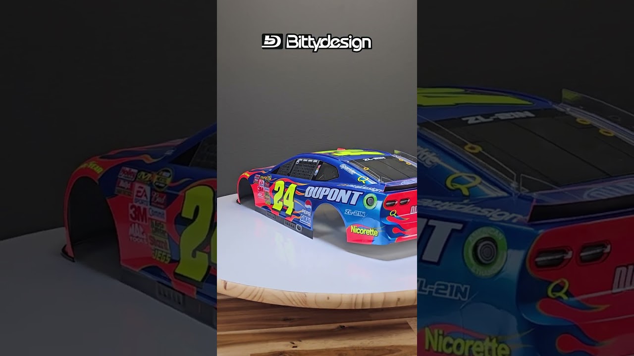 Custom R/C Bodies #rccars #rccustom #custompainted #bittydesign #amainhobbies