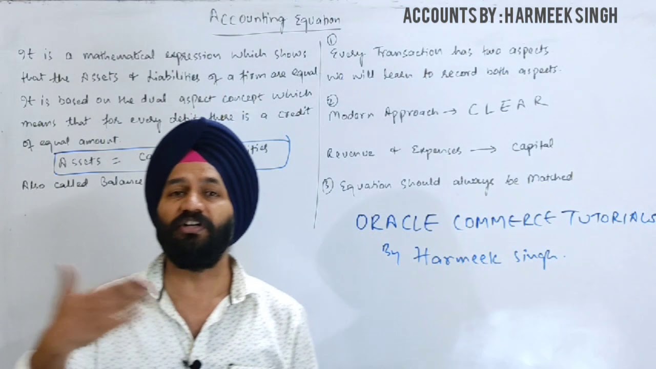 Lec 11 - Accounting Equation Part 1 By Harmeek Sir || JKSSB PANCHAYAT ACCOUNTS ASSISTANT