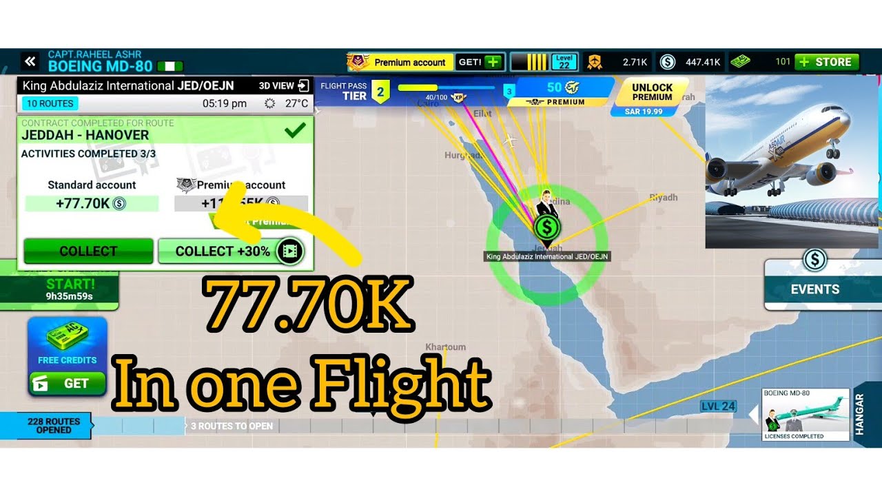 Easy Tips to make money in Airline Commander Gameplay