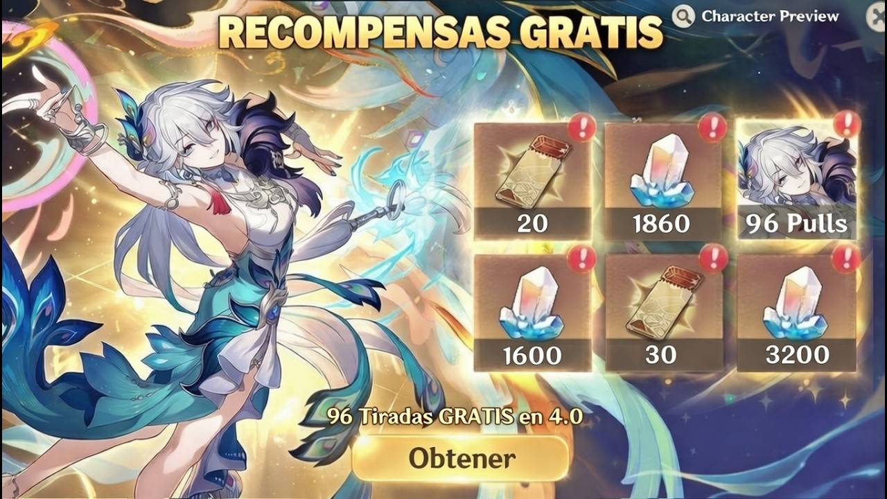 &iexcl;GRANDES NOTICIAS! &iexcl;M&Aacute;S DE 96 TIRADAS GRATIS PARA YAO GUANG EN LA PRIMERA FASE!