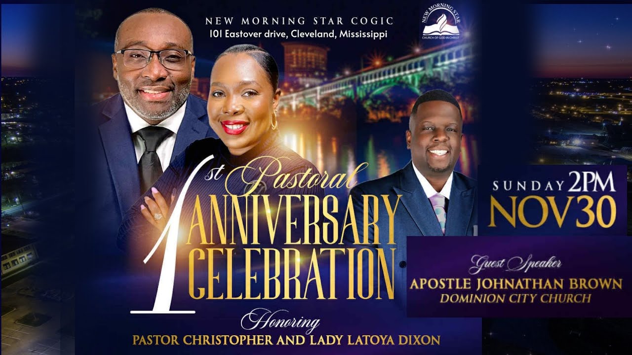 One Year Celebration for Pastor Chris & Latoya. Speaker: Apostle Jonathan Brown-Dominion City Church