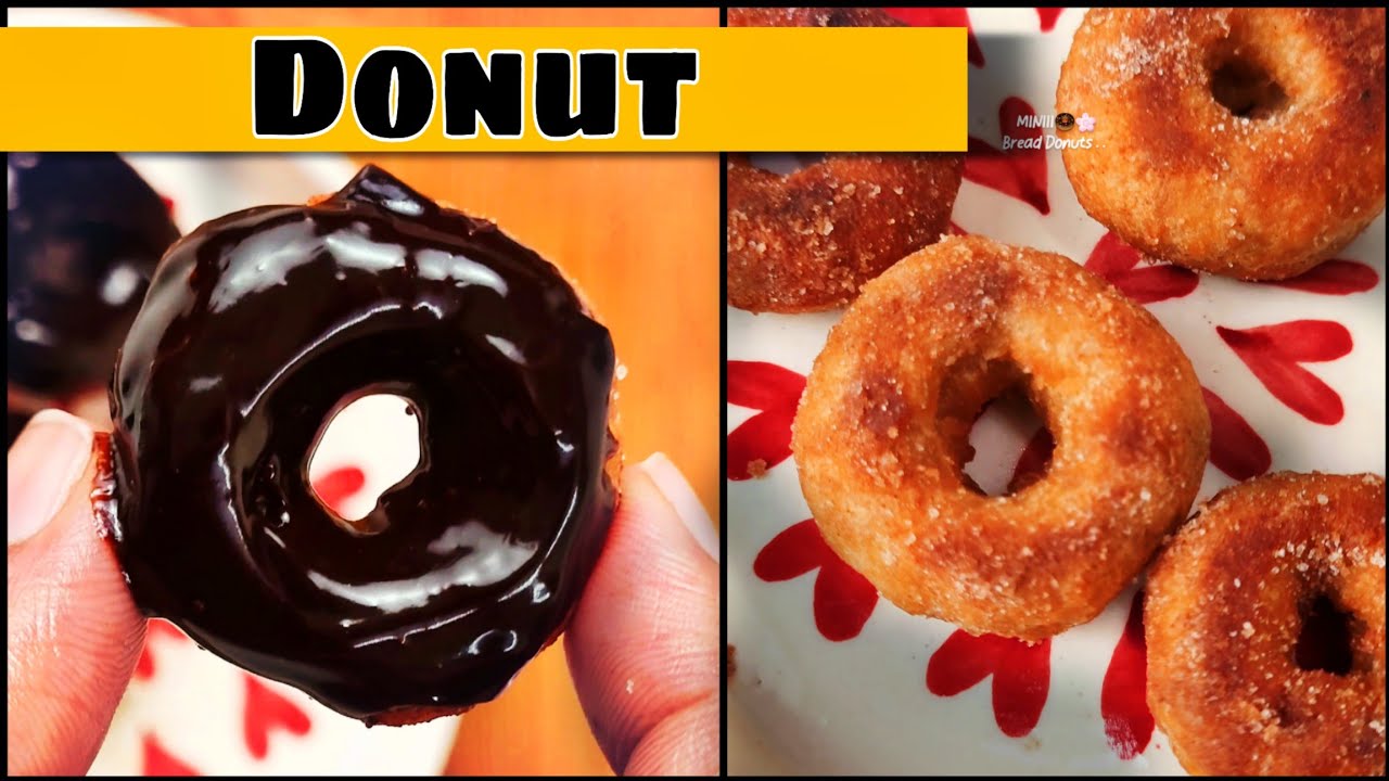 Easy Donut Recipe 🍩 Wheat Bread Donut At Home #donut