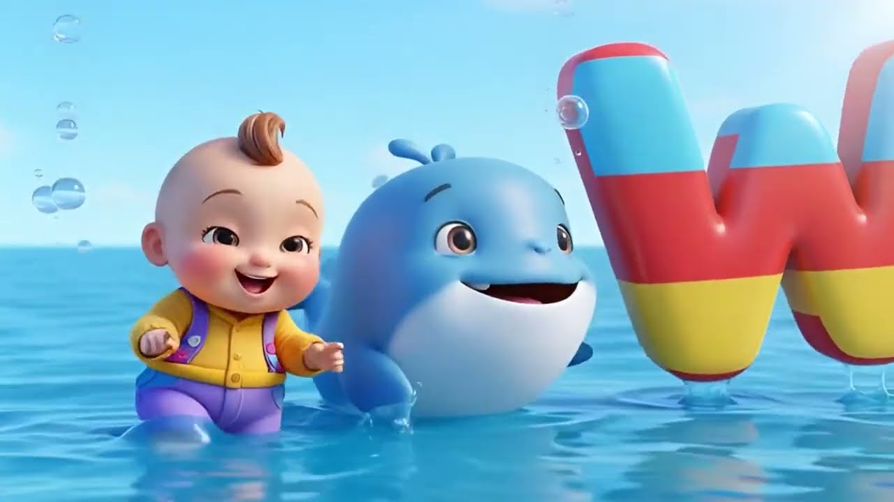 Canción del Alfabeto Jump Jump (de la A a la L) 🔤🏃‍♂️ | Canciones infantiles educativas | Baby Song