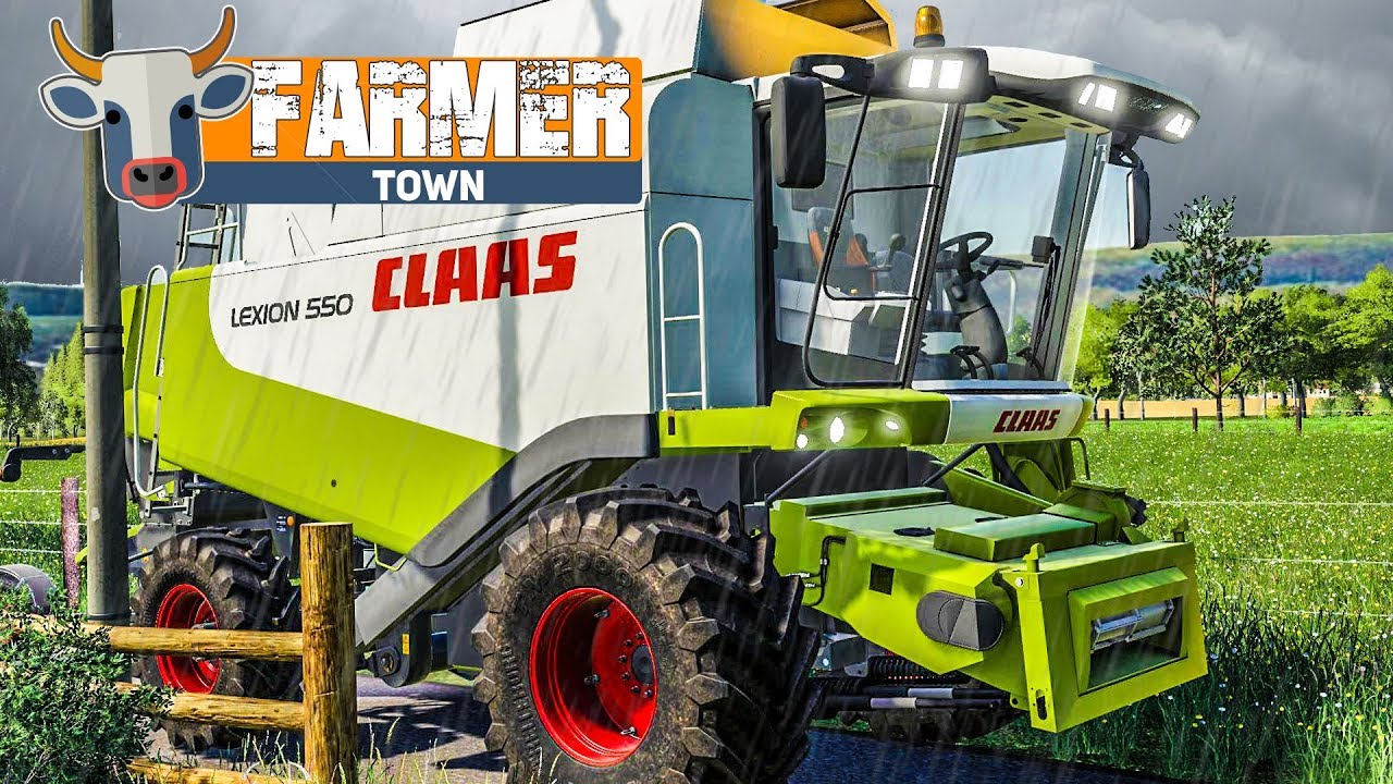 LS19 FarmerTown #61: Regentag: DRESCHER aus der Reparatur abgeholt! | LANDWIRTSCHAFTS SIMULATOR 19