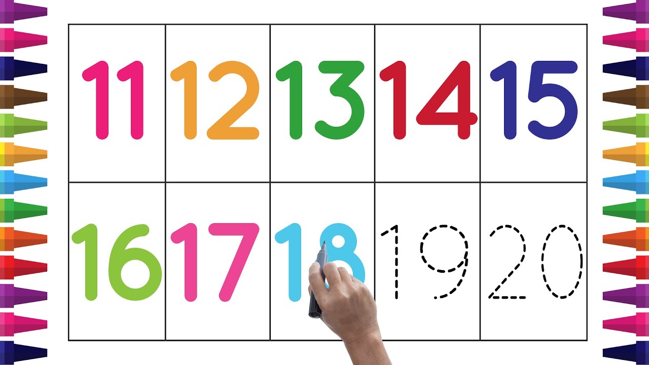 Endless Numbers Learn to Count 10 to 20 Best Learning For Kids