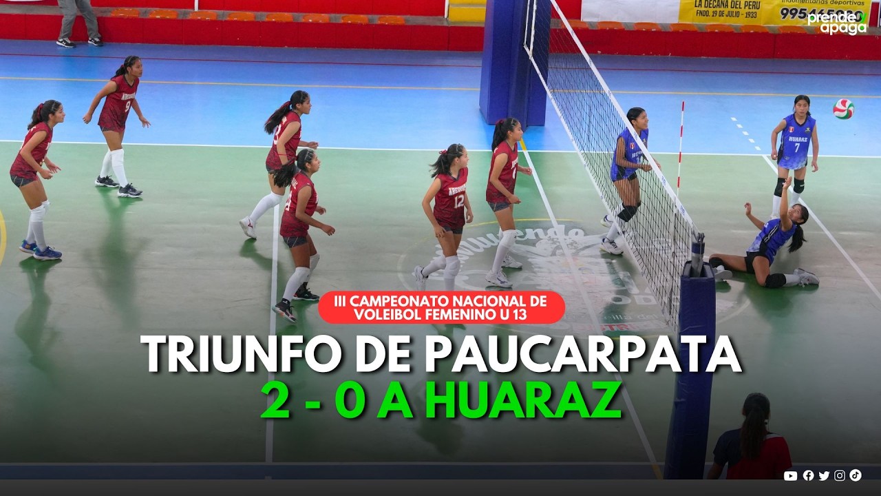 Arequipa: III Campeonato Nacional de Voleibol Femenino U-13. Huaraz VS Paucarpata (PARTIDO COMPLETO)