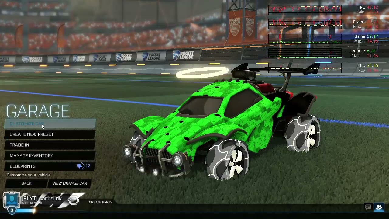 Rocket League exotic drop