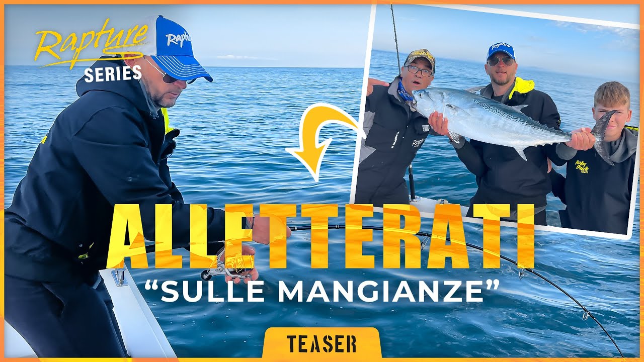ALLETTERATI a SPINNING sulle MANGIANZE 💣 una tecnica ADRENALINICA » (Anteprima) @Rapturelures