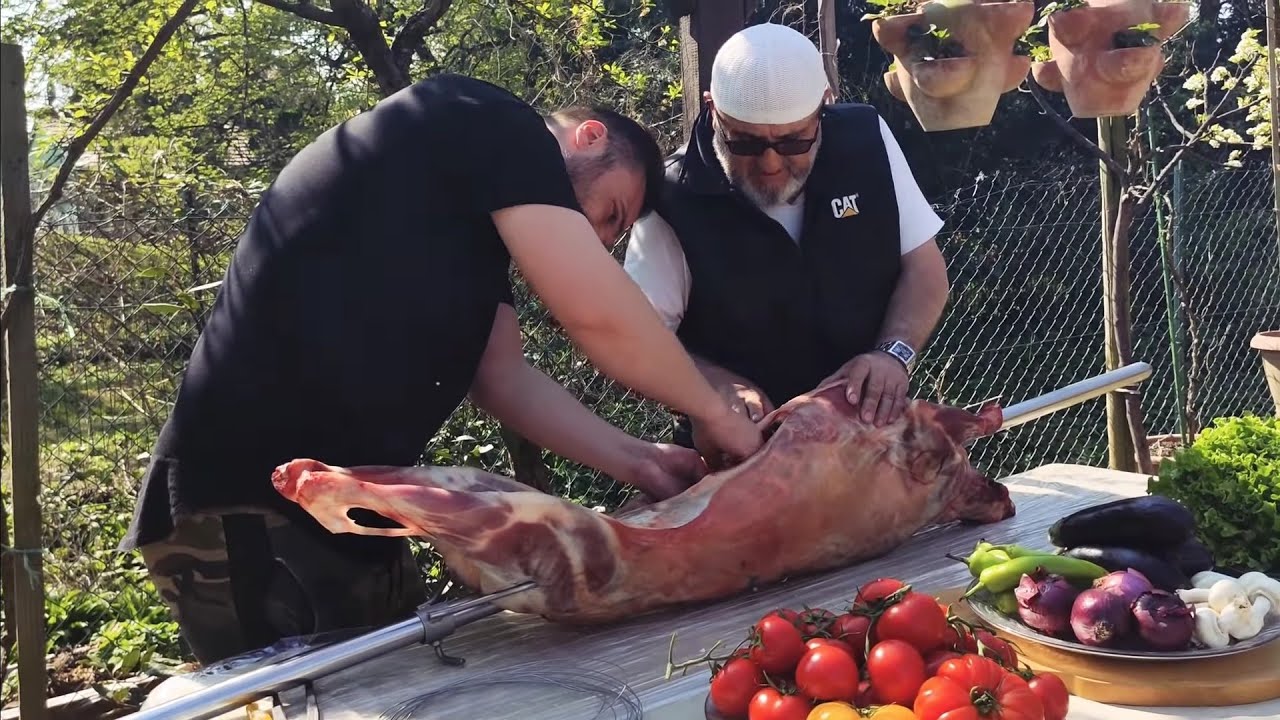 Невероятная ❗️ жареная баранина на вертеле 🔥 подробный рецепт