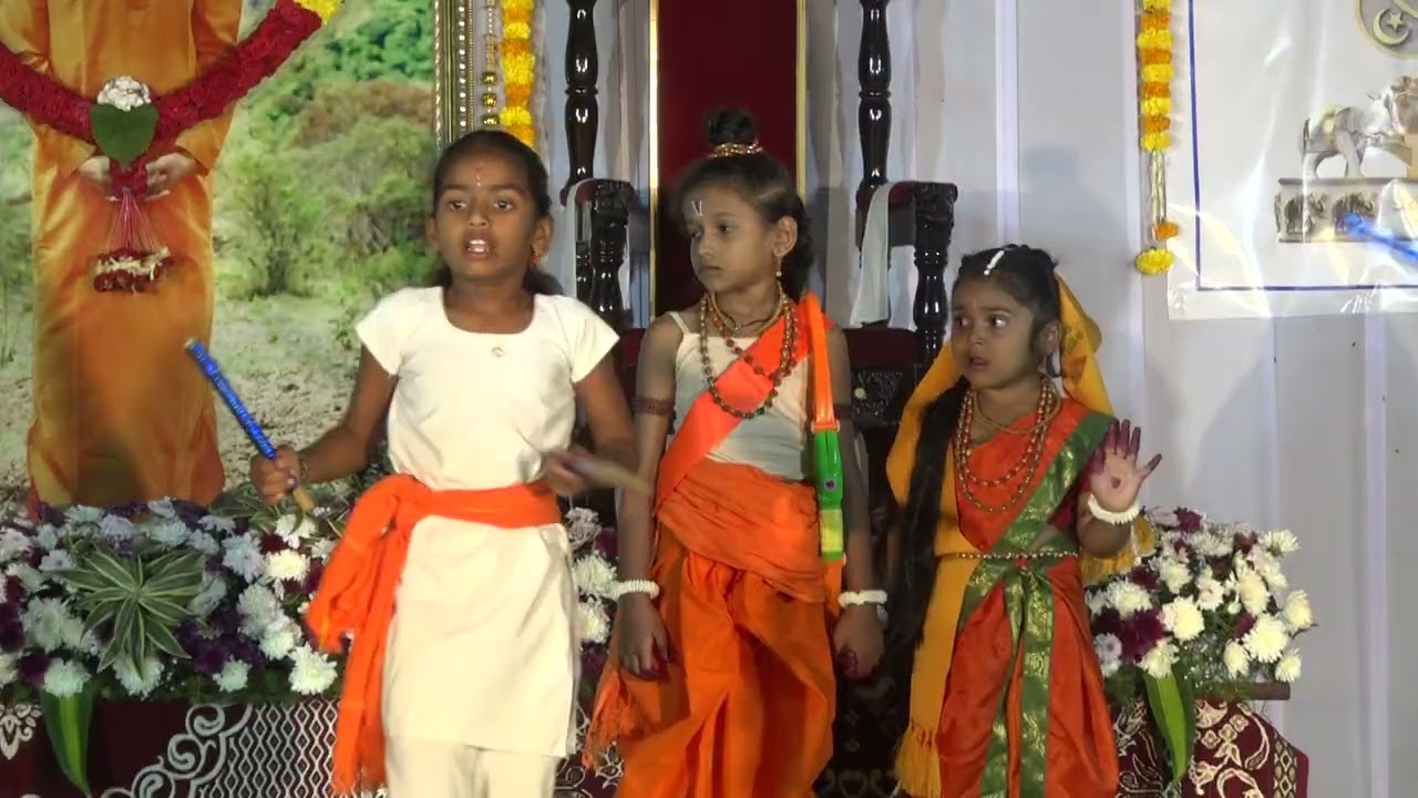 Sri  Sathyasai baba's 100th birthday -Atmakur Saraswathi Shisumandir Ragukulatilaka