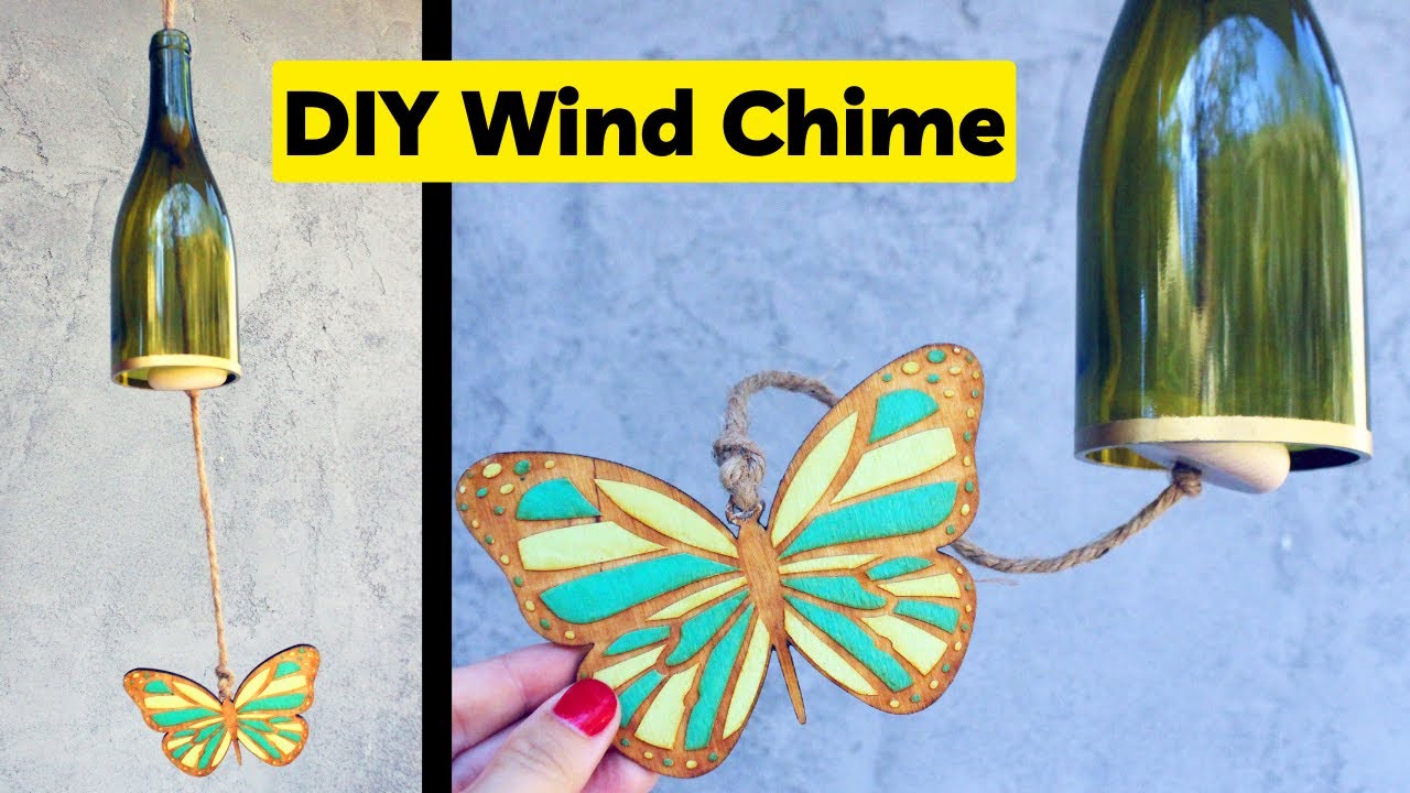 DIY Wine Bottle Wind Chime | Best of Waste Ideas