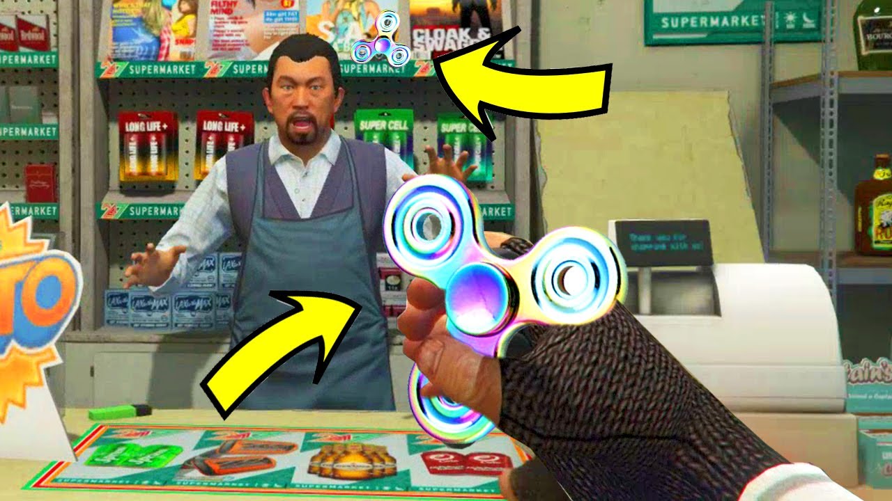 THE MOST DANGEROUS FIDGET SPINNER IN THE WORLD (Gta 5 Mods)