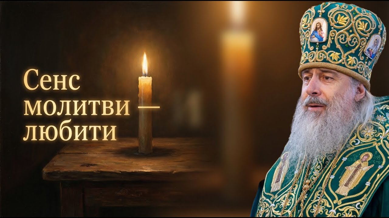 Молитва як розмова з Богом. Митрополит Арсеній Святогірський