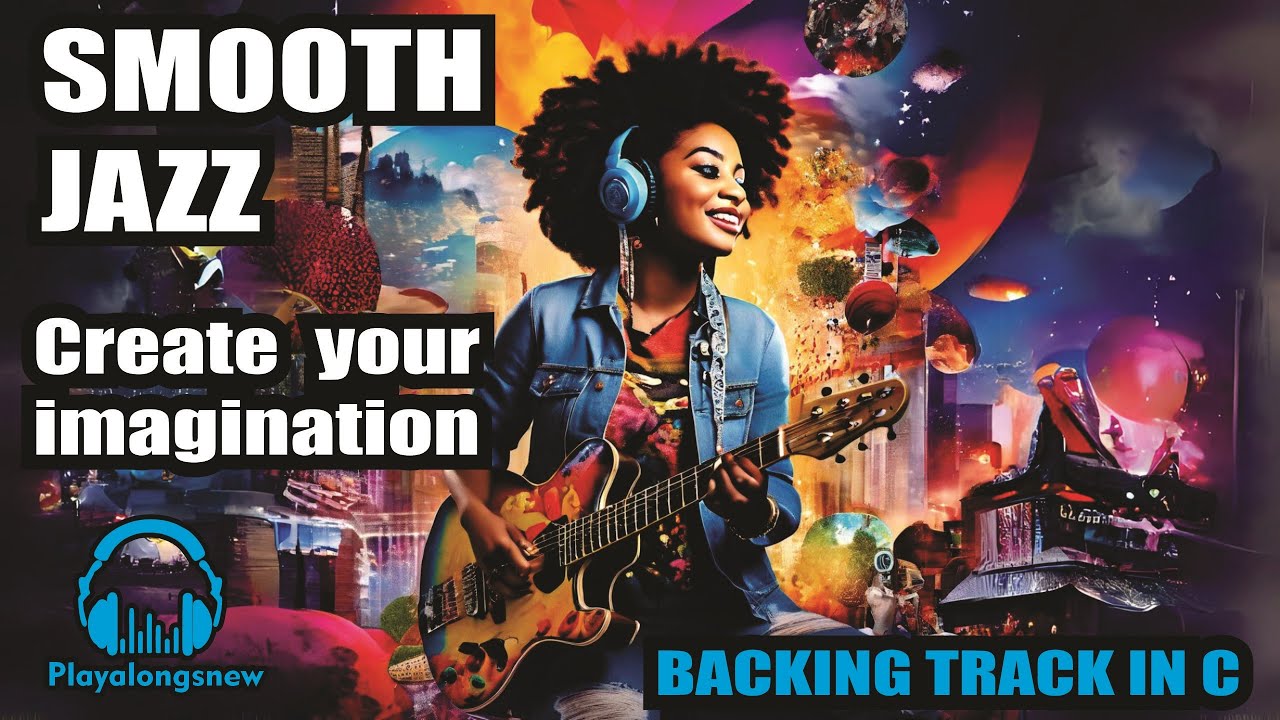 SMOOTH JAZZ   in  C - create your imagination - Backing Track for improvise all instruments
