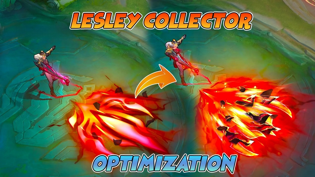 Lesley Falcon Mistress Collector Skin Optimization VS OLD Skill Effects