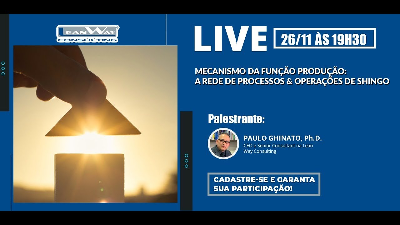 Mecanismos da Função Produção: A Rede de Processos & Operações de Shingo