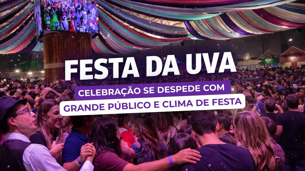 FESTA DA UVA DE JUNDIAÍ SE DESPEDE APÓS EDIÇÃO HISTÓRICA | @TVTECJUNDIAÍ