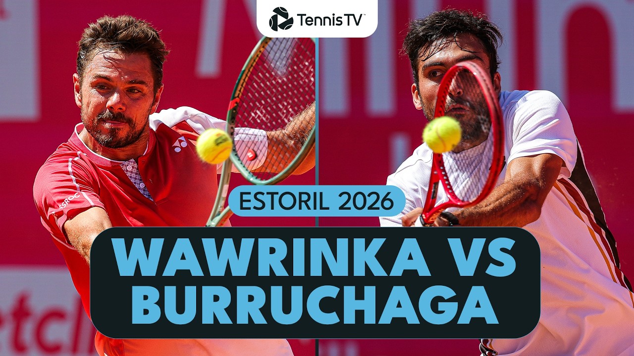 Stan Wawrinka's Final Clay Court Match vs Roman Andres Burruchaga | Estoril 2026