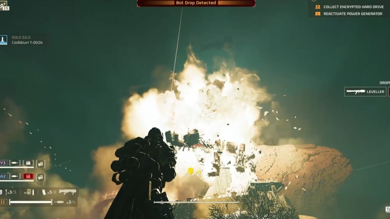 Mission archive day on Chortbay causing mass destruction with leveler trickshots