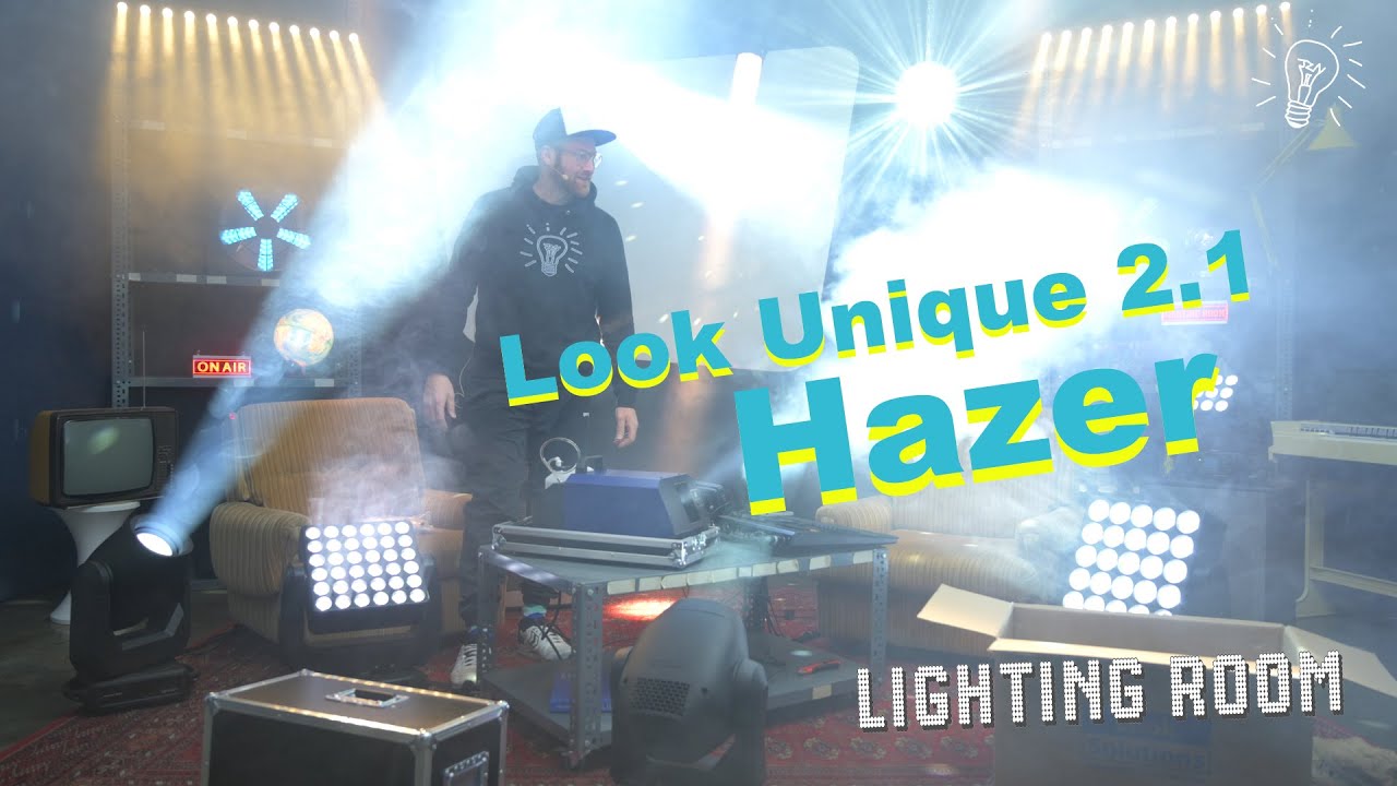 Hazer Look Unique 2.1 - Dunsterzeuger mit homogenem Nebelausstoß und geräuscharmen Betrieb