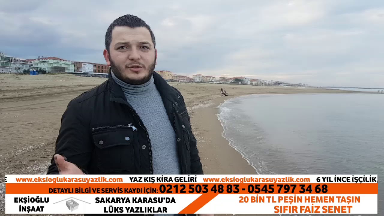 Karasu'nun Denizini Kumsalını Sizin İçin Gezdik Karasu Satılık Yazlık Daireler