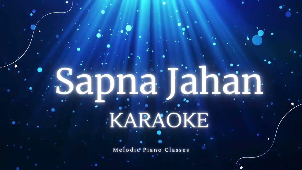 Sapna Jahan - Sonu Nigam | Karaoke  #bollywoodhits #romanticsongs #karaoke