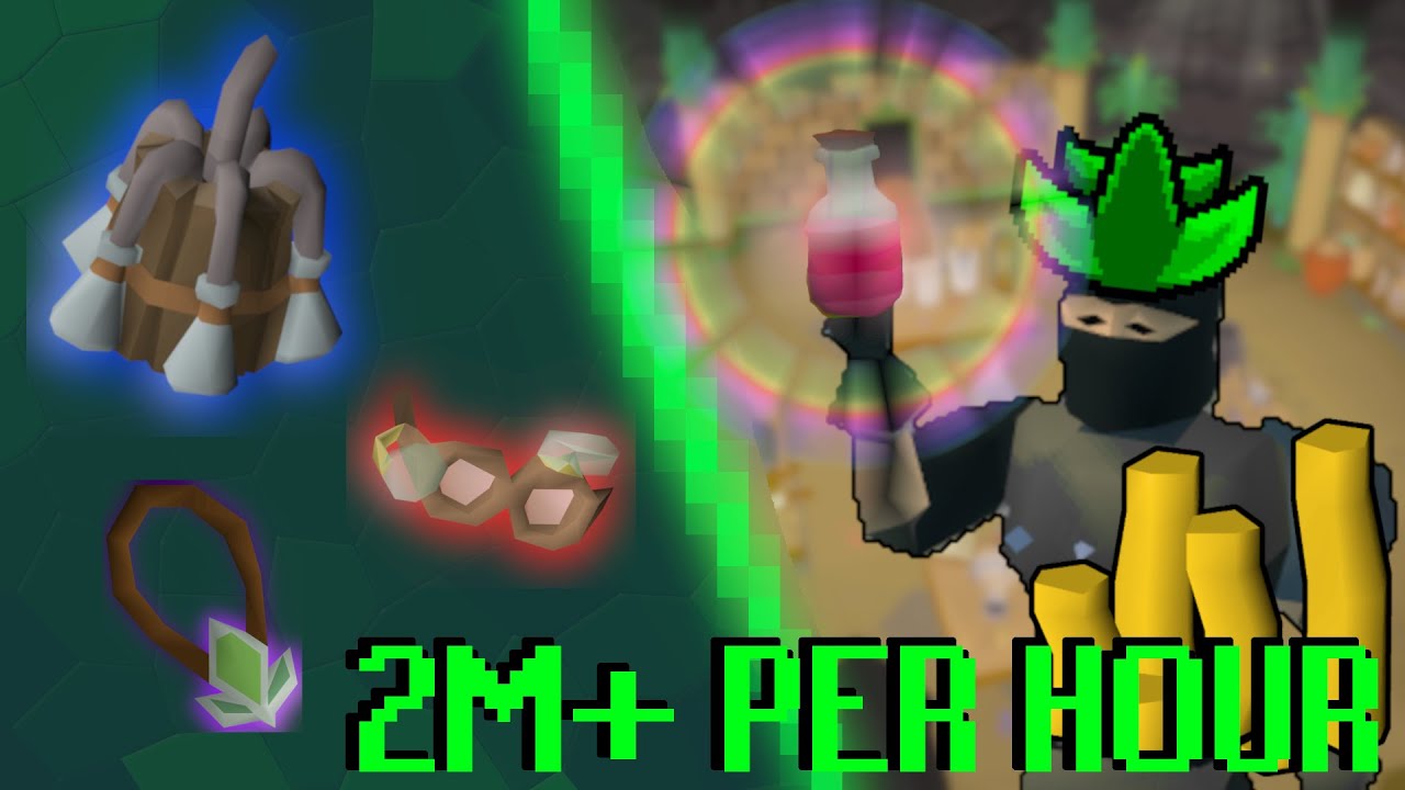 (2m+/hr) Mastering Mixology Quick Guide OSRS Money Maker