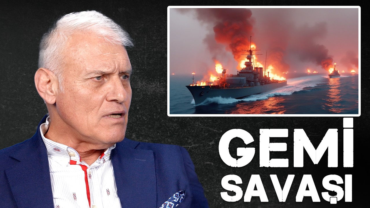 SAVAŞ GEMİSİ KOMUTANI, GEMİLERİN SAVAŞ SAHNELERİNİ İZLİYOR!