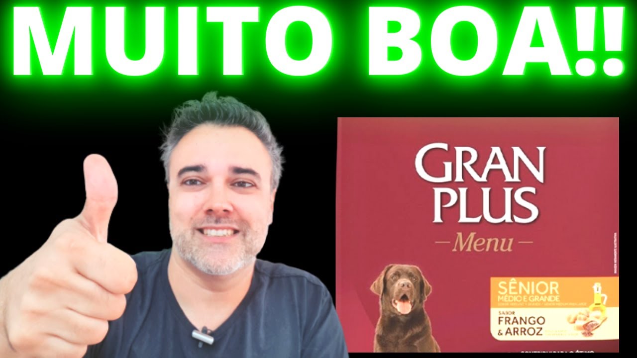 Ração GRAN PLUS SENIOR ✅MUITO BOA!!!