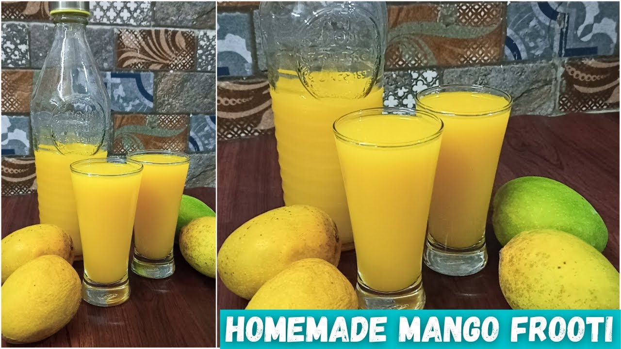 100% Natural Homemade Mango Frooti | Best Summer Drink | मेंगो फ्रूटी बनाए | #shorts #YouTubeShorts