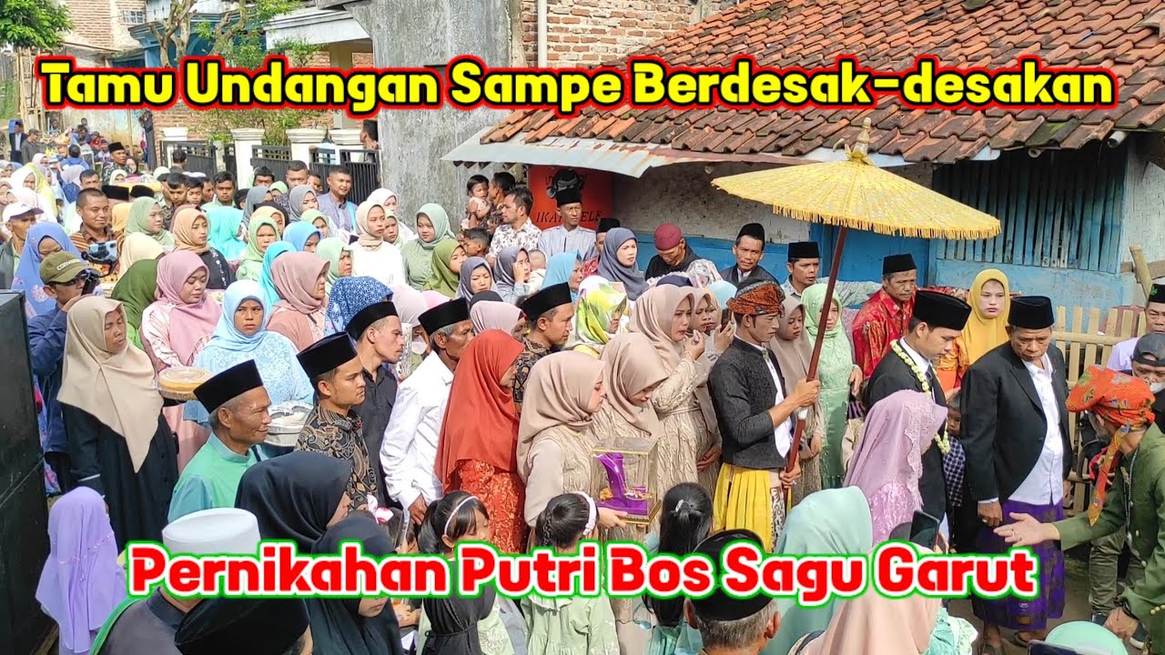 50 Gram Perhiasan Emas & 500 Orang Jajap Pengantin Pernikahan Neng Mira Viral Di Garut