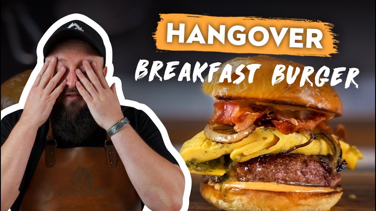Breakfast Burger mit Omelette & Bacon | BBQ Madness