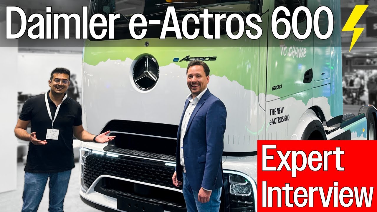 Can This Mercedes Electric Truck Replace Diesel? eActros 600 Explained