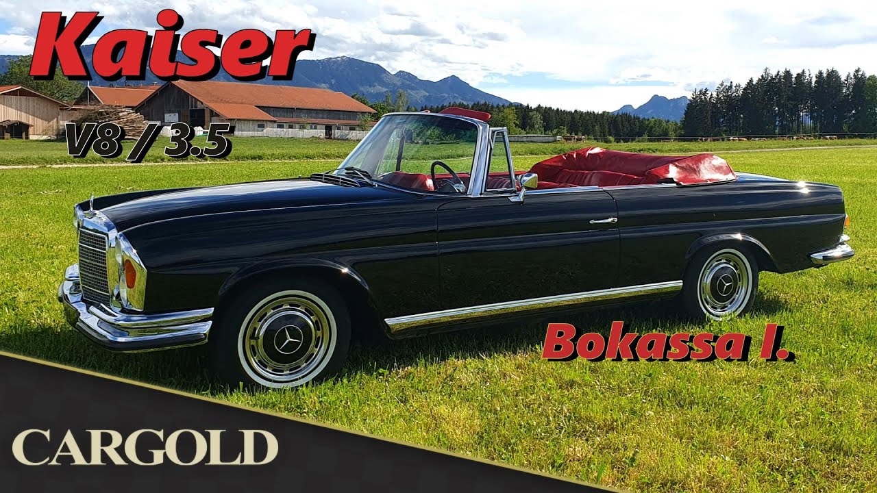 Mercedes 280 SE 3.5 Cabriolet, 1970, erst 59.000 km! Fluchtwagen Kaiser Bokassa I., Paris, W111