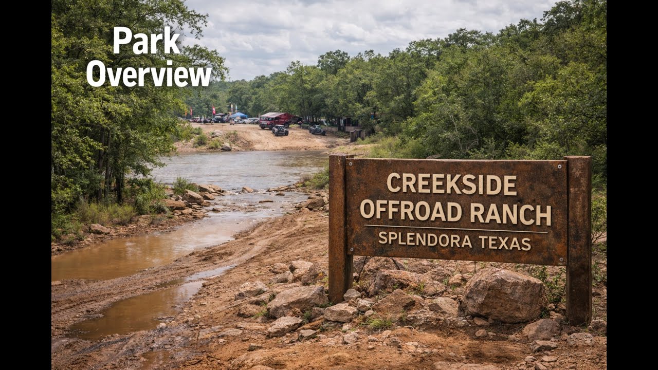 Off Road Park Overview Creekside Offroad Ranch Splendora Texas