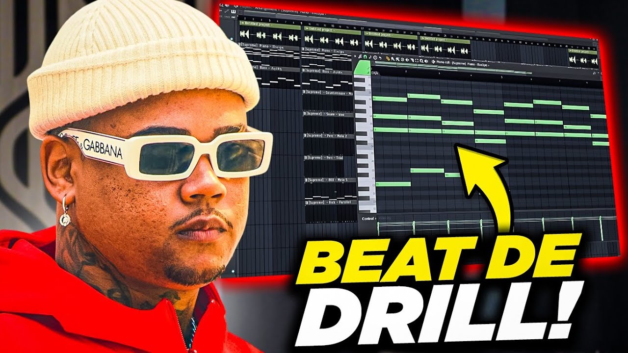 COMO FAZER UM BEAT DRILL DO ZERO | FL STUDIO 2025