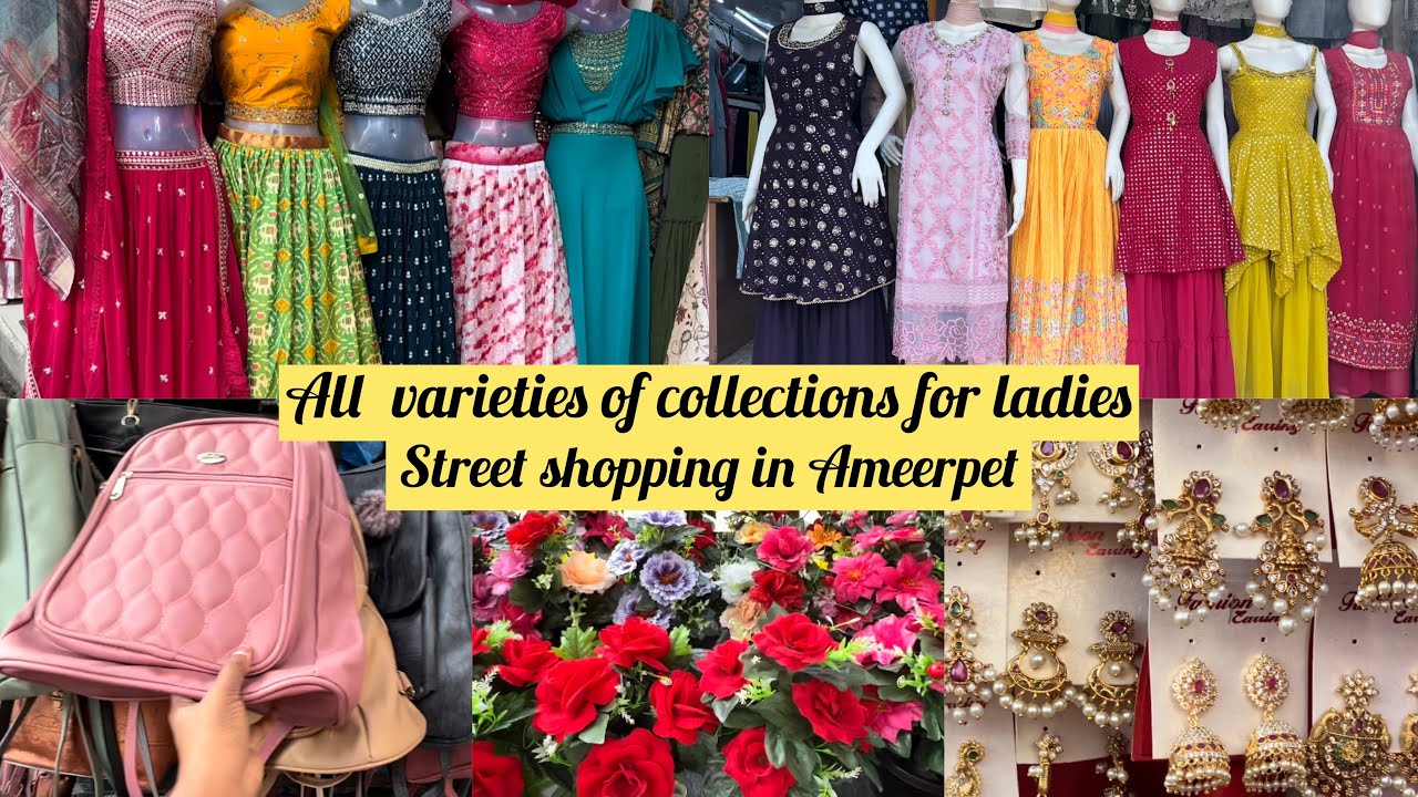 A to Z ladies collection in Ameerpet street shopping #shopping #hyderabad #streetshopping #ameerpet