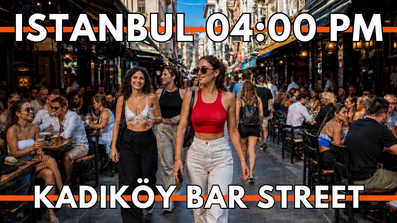 ISTANBUL TURKEY 2026 4K WALKING TOUR | Kadık&ouml;y Barlar Sokağı, Bars, Crowds & Real Life