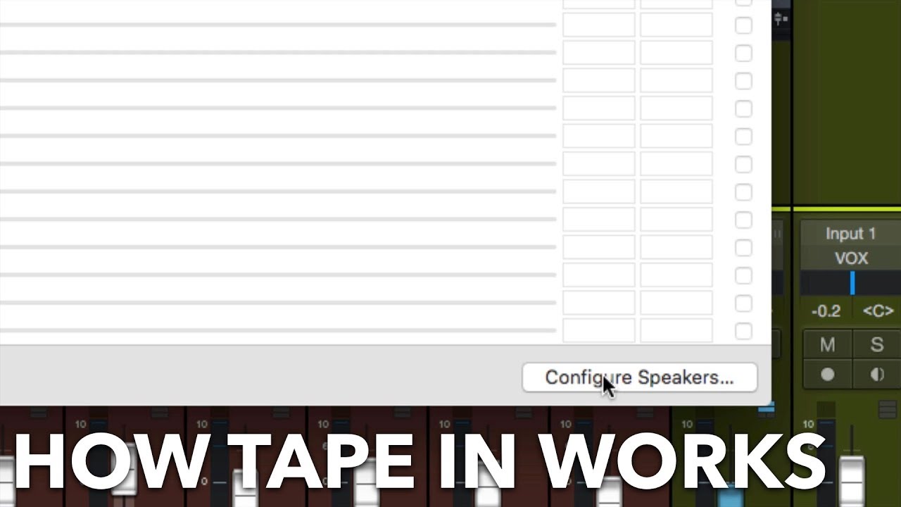 How Tape In Works on the StudioLive | Presonus StudioLive 24 Series III