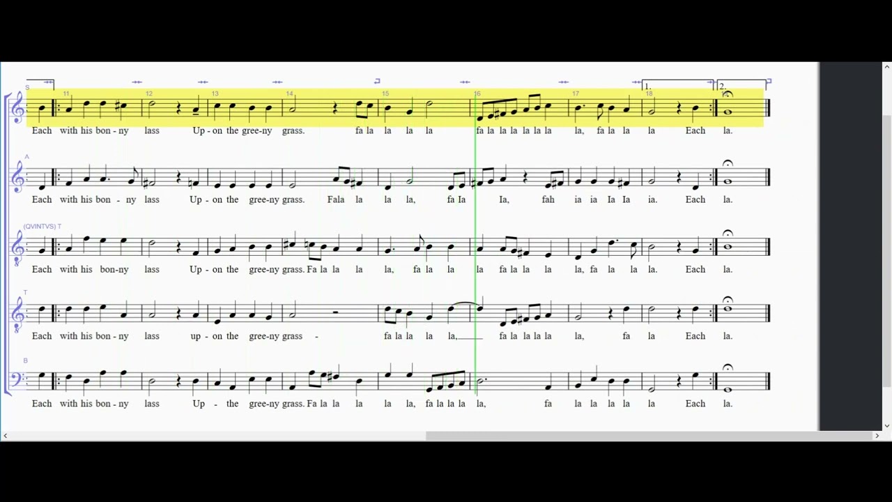 Now is the month of maying - Soprano