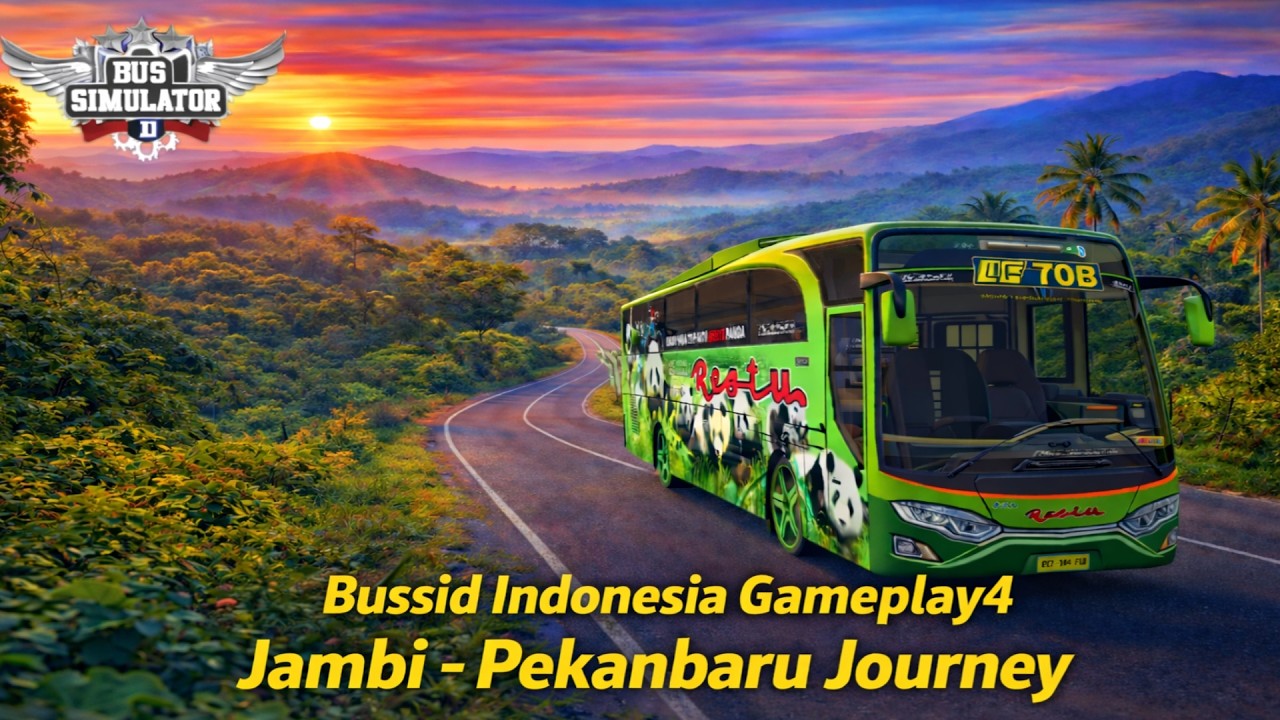 Starting My Early Morning Career Journey in Bussid Indonesia #gameplay4 #bussimulatorindonesia
