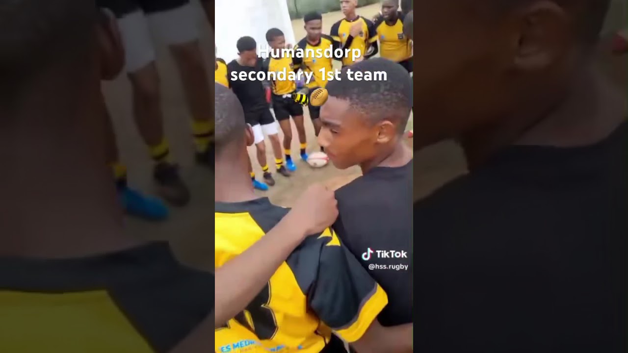 Humansdorp senior secondary school 1st team 🐝🏉#viralshorts #humansdorp #schoolboy #amagwijo #bye