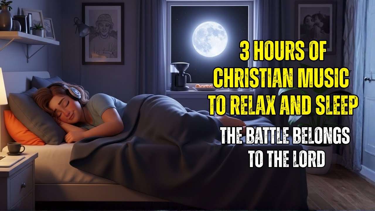 3 HOURS OF CHRISTIAN MUSIC - THE BATTLE BELONGS TO THE LORD  - Calming Christian Sleep Music