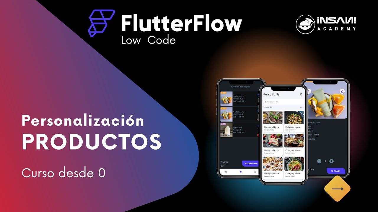 3.4  Personalización de Página de Productos |  Curso de FlutterFlow