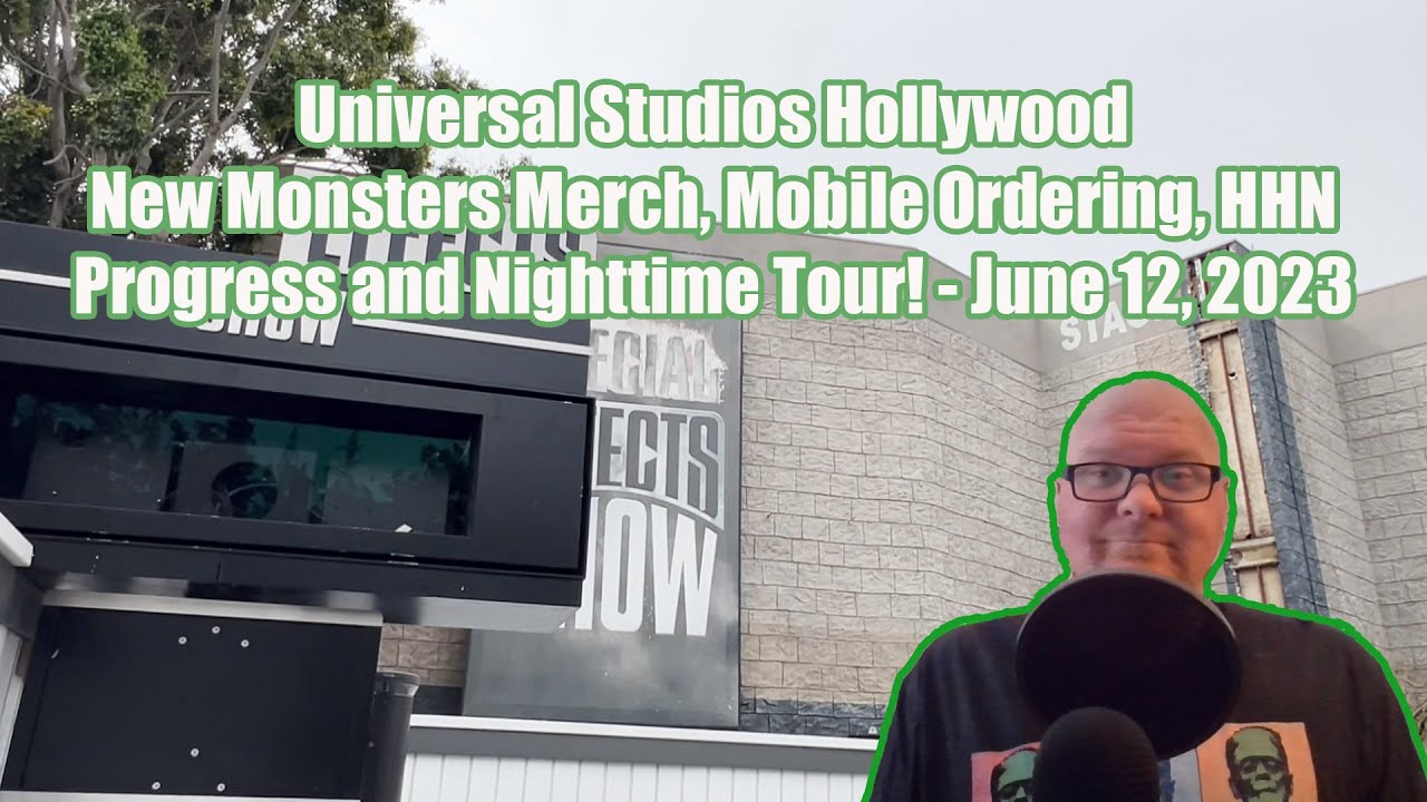 Universal Studios Hollywood Update: New Monsters Merch, Mobile Ordering, HHN and Nighttime Tour!