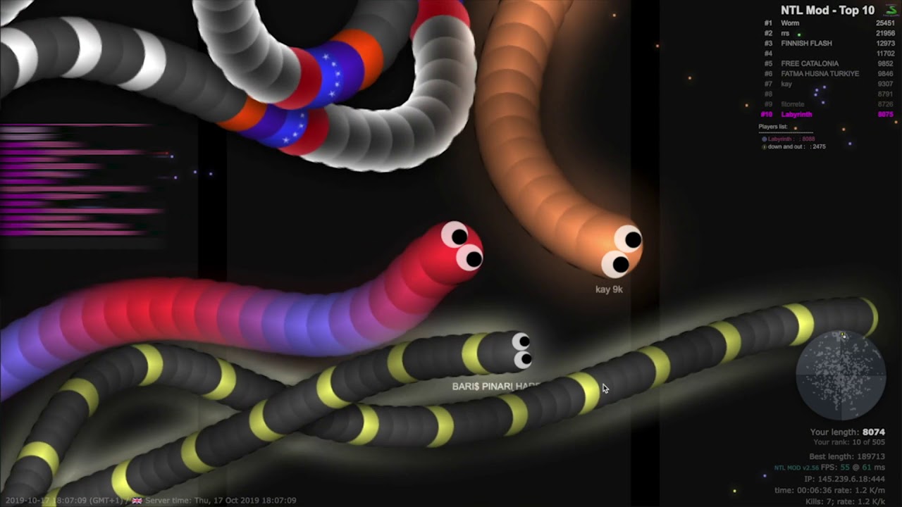 Slither.io kill compilation: A showcase of how I like to butcher