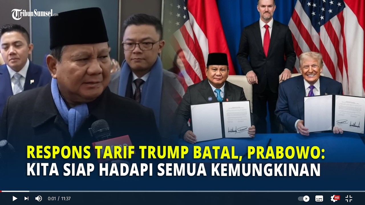 Respons Tarif Trump Batal, Prabowo: Kita Siap Hadapi Semua Kemungkinan