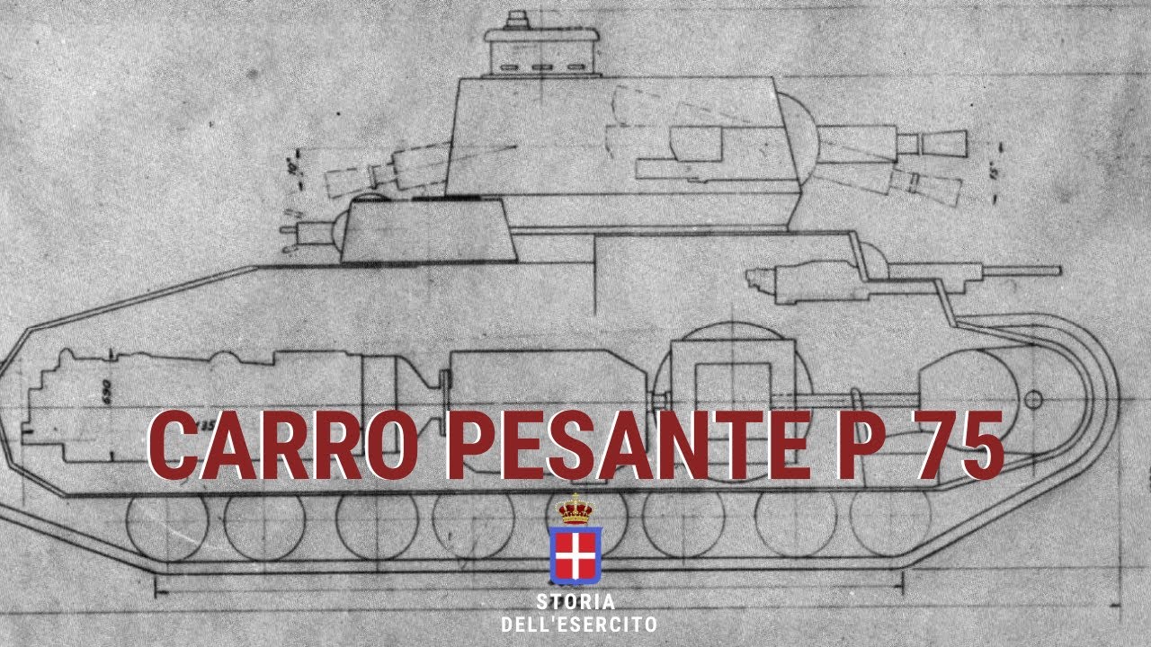 Carro Pesante P75 - il padre del P40