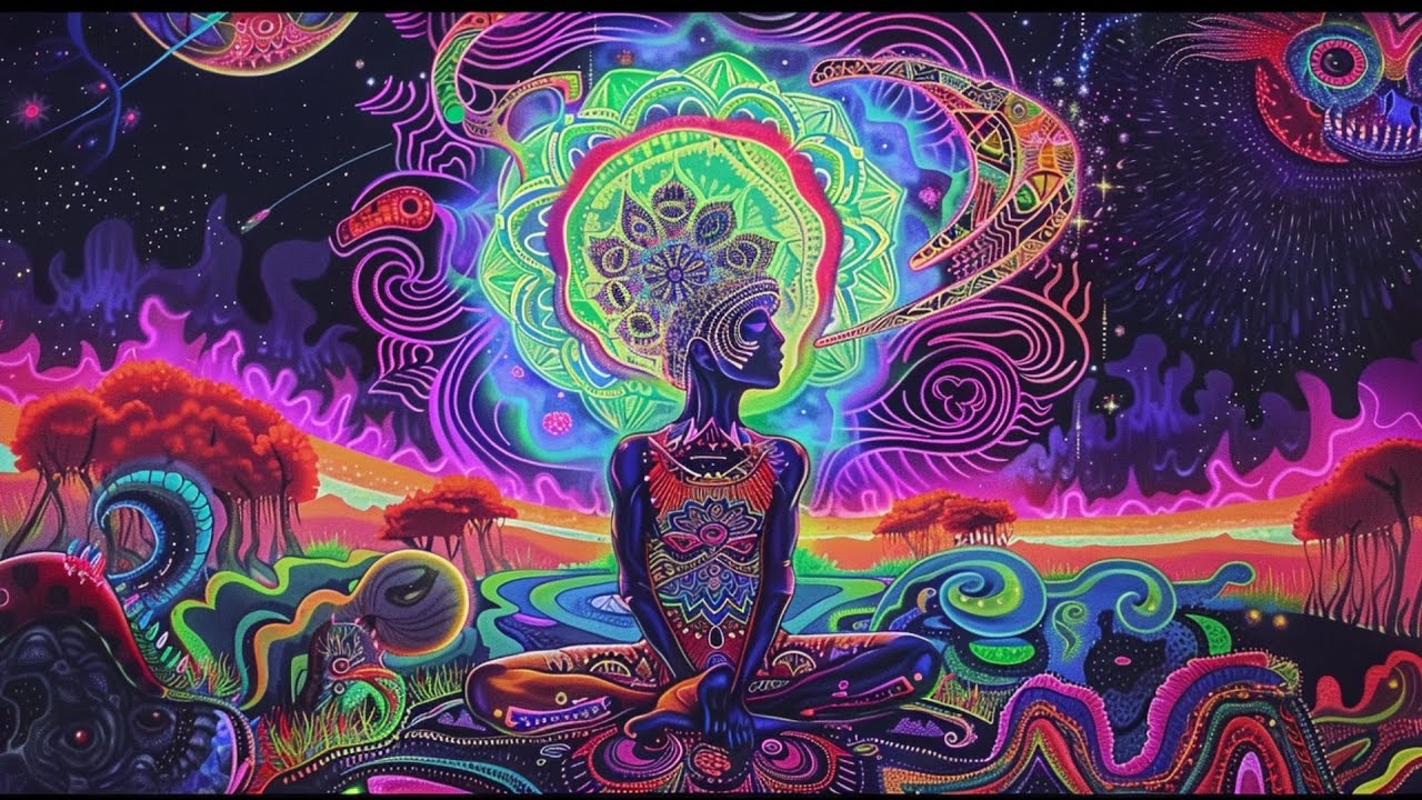 Psychedelic Shamanic Handpan🌿🌀  Didgeridoo 432Hz Deep Grounding  💚Meditación Chamánica Psicodélica🪘