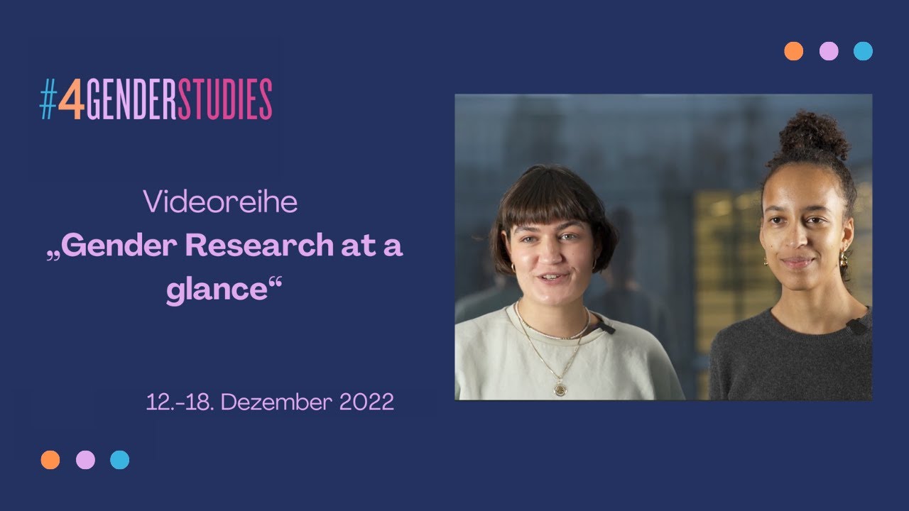 Gender Research at a Glance: Hanna Szab&oacute; & Ana-Nzinga Wei&szlig;